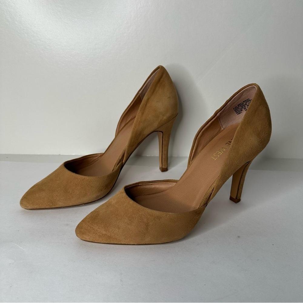 Nine West Elegant Tan Suede Women's Heels